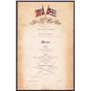 Image 1 : Reception Menu Dated 16 October, 1897, for the Rescue of Evangelina Cossio Y Cisneros that was Held 