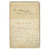 Image 1 : John A. Winslow Handwritten Biography, ca. 1880-1900s