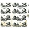 Image 1 : De La Rue Giori S.A., ca. 1970-80's, Uncut Progress Proof Sheet of One Pass Shakespeare Notes