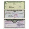 Image 1 : American Bank Note Co. 1948-1964. Trio of Company Checks.