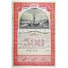 Image 1 : La Sociedad del Canal de Maipo, 190x (1900's) Specimen Bond