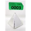 Image 1 : 8 Oz .999+ Silver YPS 3D Pyramid
