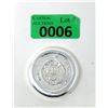 Image 1 : 5 Oz. .999 Silver Scottsdale Lion Button