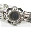 Image 3 : Vintage Sterling Silver Coin Bracelet
