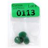 Image 1 : 3 Oval Cut Emerald Gemstones - 32 CTW