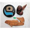 Image 1 : 3 First Nations Wood Wall Art