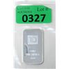 Image 1 : 1 Oz. .999 Silver TD Bank Investor Bar