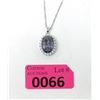 Image 1 : New 10 Carat Mystic Topaz .925 Silver Necklace