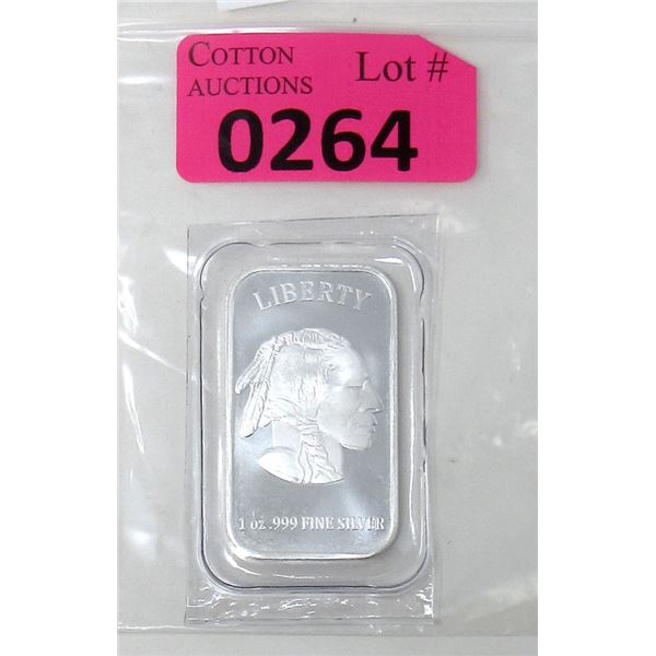 1 Oz. .999 Silver Liberty/Buffalo Art Bar