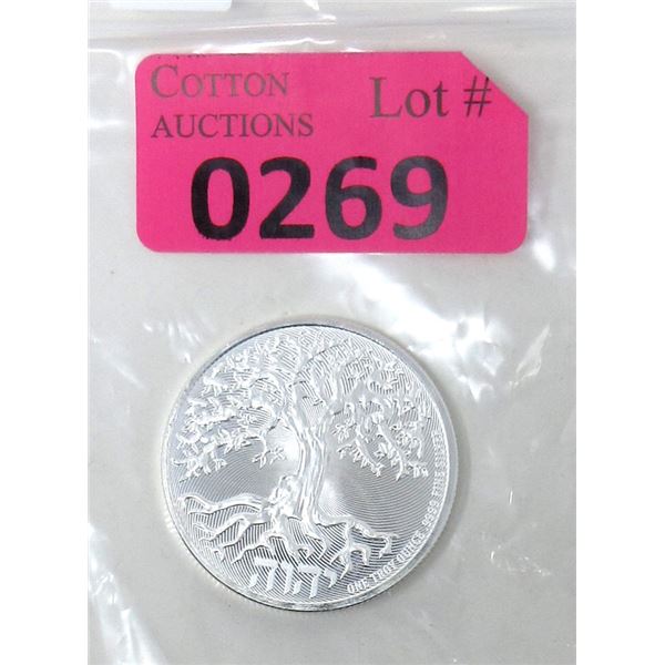 1 Oz. .9999 Silver 2020 Niue Tree of Life Coin