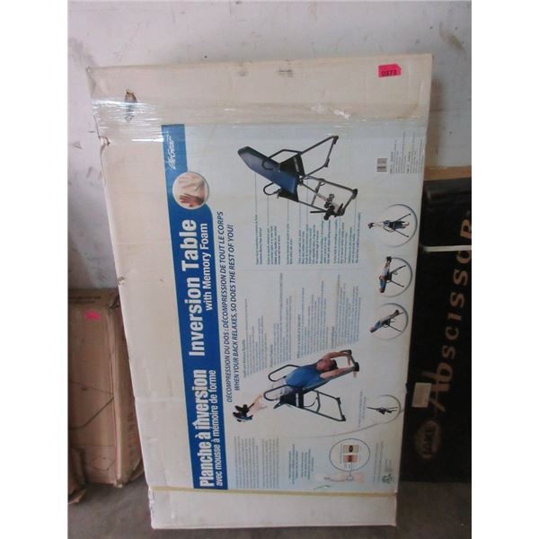 Inversion Table with Memory Foam