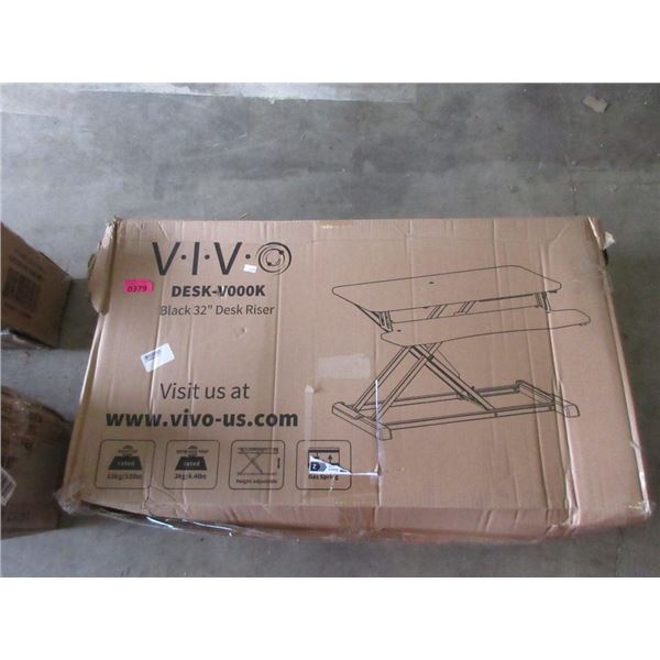 Vivo Black 32  Desk Riser - V000K