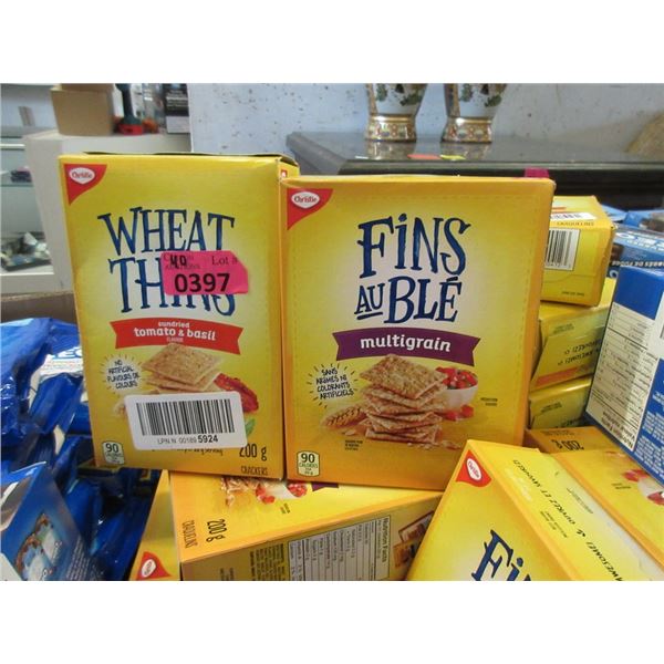 40 x 200 g Assorted Wheat Thins Crackers