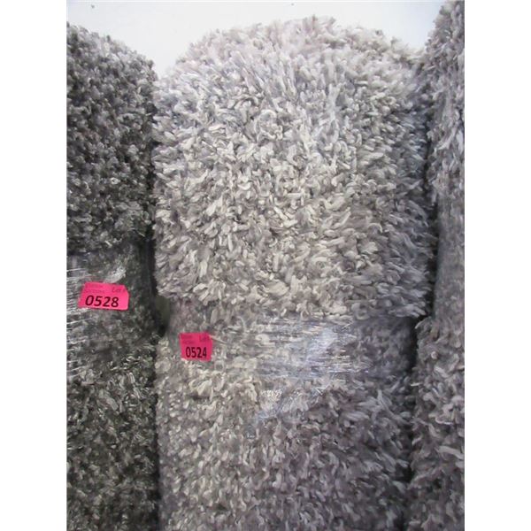 5' x 7' Grey Speckled Shag Area Carpet