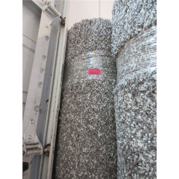 8' x 10' Grey Speckled Shag Area Carpet