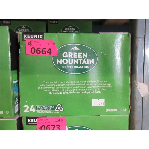 4 Boxes of Green Mountain K-Cup Coffee