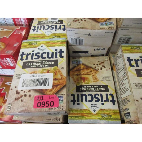 40 x 200 g Boxes of Triscuit Crackers