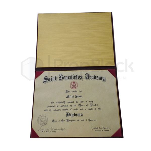 The Emperors Club (2002) St. Benedictus Academy Diploma