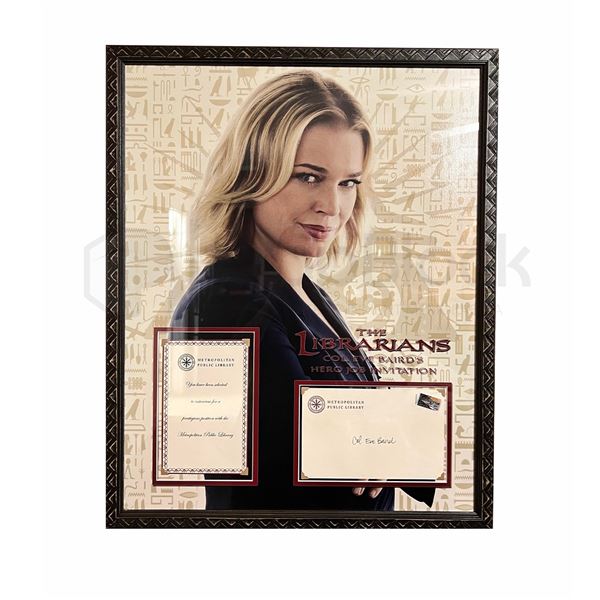 The Librarians (2014) Col Eve Baird's Framed Invitation