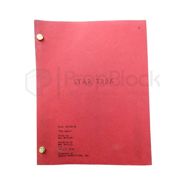 Star Trek: The Original Series (1966) "The Apple" 2nd Revised Final Draft Script