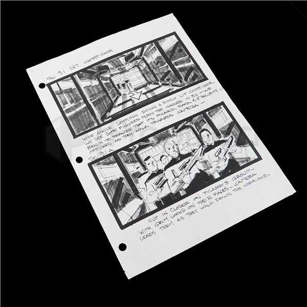 Star Trek: First Contact (1996) Original Storyboard Page