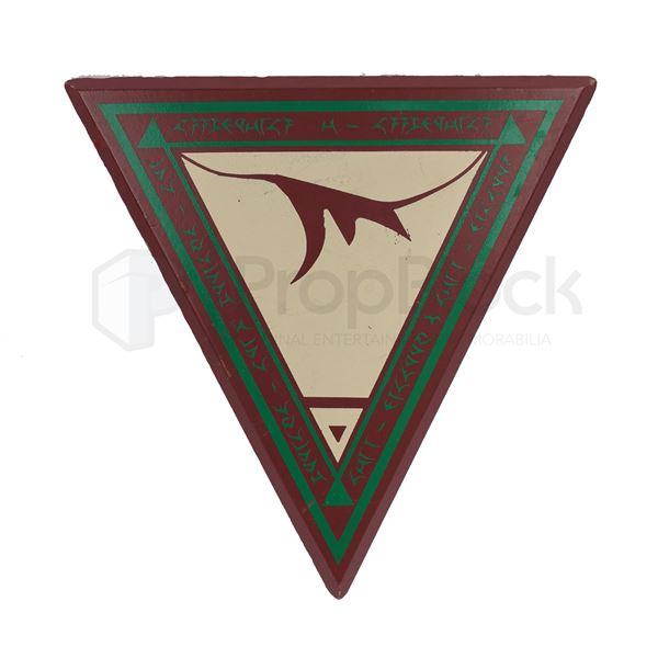 Star Trek: The Next Generation (1987) Klingon 'Sins of the Father" Klingon Triangular Sign