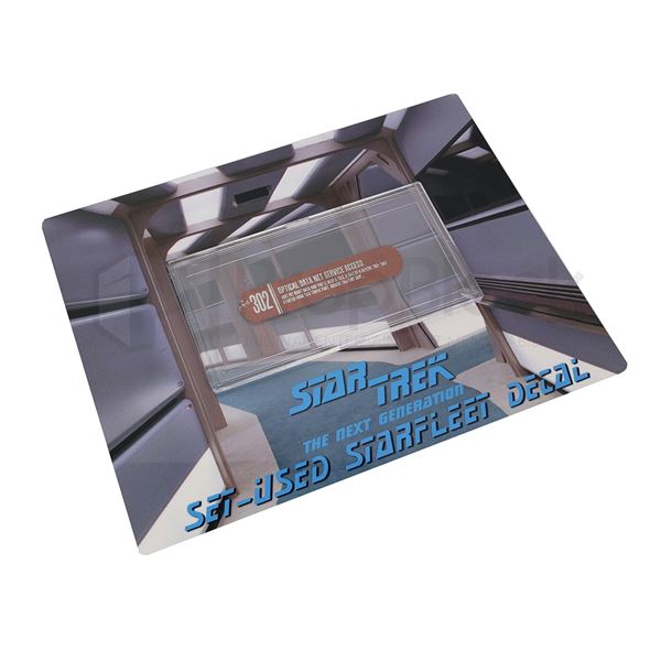 Star Trek: The Next Generation (1987) Starfleet Decal Display