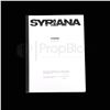 Image 2 : Syriana (2005) Original Filming Script