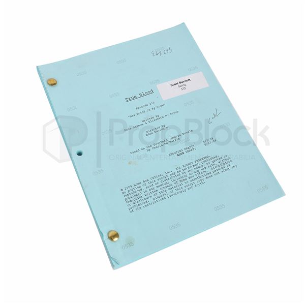 True Blood (2008) Original Filming Script