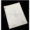 Image 1 : V (TV-1983) "The Deception" Original Filming Script