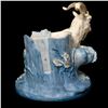 Image 3 : KPM Porcelain Figural Vase, and a Wall Pocket