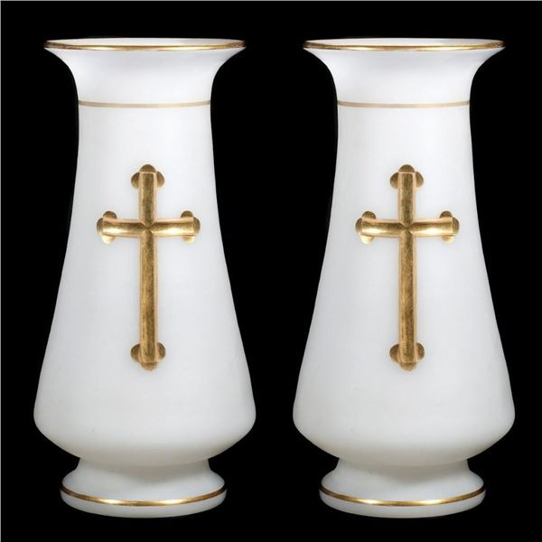 Pair Ecclesiastical Vases