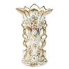 Image 3 : Pair Dresden Style Vases, Late 19th/Early 20th Century