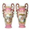 Image 1 : Pair Bohemian Porcelain Vases