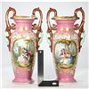 Image 7 : Pair Bohemian Porcelain Vases
