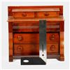 Image 3 : Doll-size Stained Wood Dresser