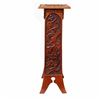 Image 3 : Serpent Motif Carved Wood Plant Stand