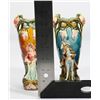 Image 4 : Pair of Art Nouveau Style Figural Vases
