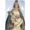 Image 2 : Victorian Wax Madonna and Child in Glass Dome