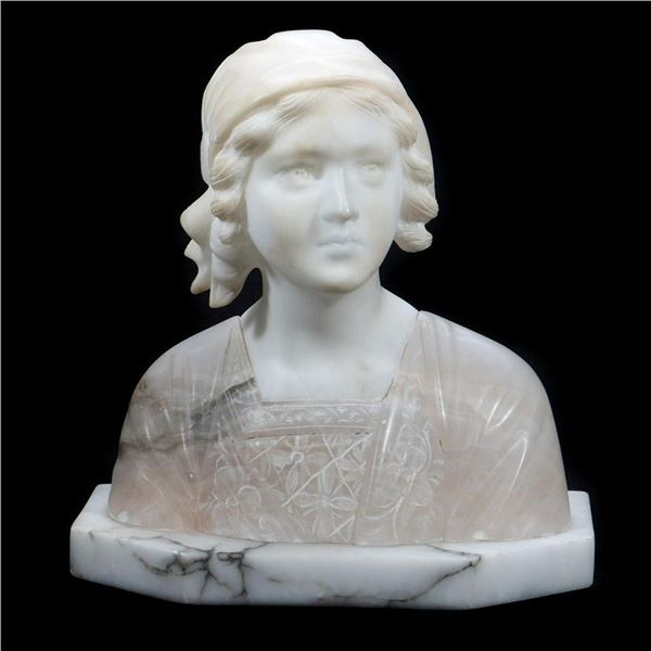 Italian Marble Bust of a Woman