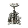 Image 2 : Neoclassical Silverplated Centerpiece, and a Candlestick