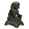 Image 2 : Pair Bronze Fu Dogs