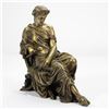 Image 2 : French Style Gilt-Bronze Classical Goddess Statue