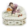 Image 3 : Group of 7 Porcelain Trinket Boxes with Children and Animals