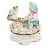 Image 5 : Group of 7 Porcelain Trinket Boxes with Children and Animals