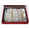 Image 2 : Collection of 18th/19th Century Glass Perfume Vials in Velvet Box