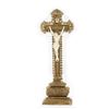 Image 2 : Giltwood and Porcelain Crucifix, a Brass Cross, and two Reliquaries