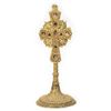 Image 2 : Gilt Monstrance with 2 Gilt Standing Altars, and a Gilt-framed Plaque