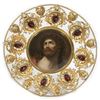 Image 3 : Gilt Monstrance with 2 Gilt Standing Altars, and a Gilt-framed Plaque