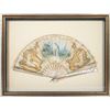 Image 2 : Framed 19th Century Silk and Lace Fans (3)